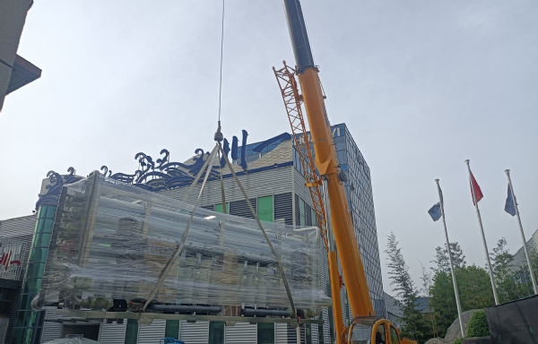 【川一股份】60T/H單級(jí)反滲透設(shè)備裝車發(fā)往甘肅張掖市